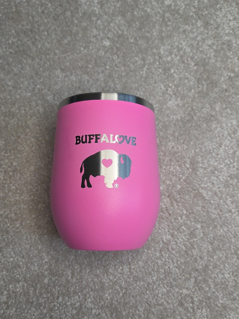 BuffaloLove Pink Insulated Tumbler